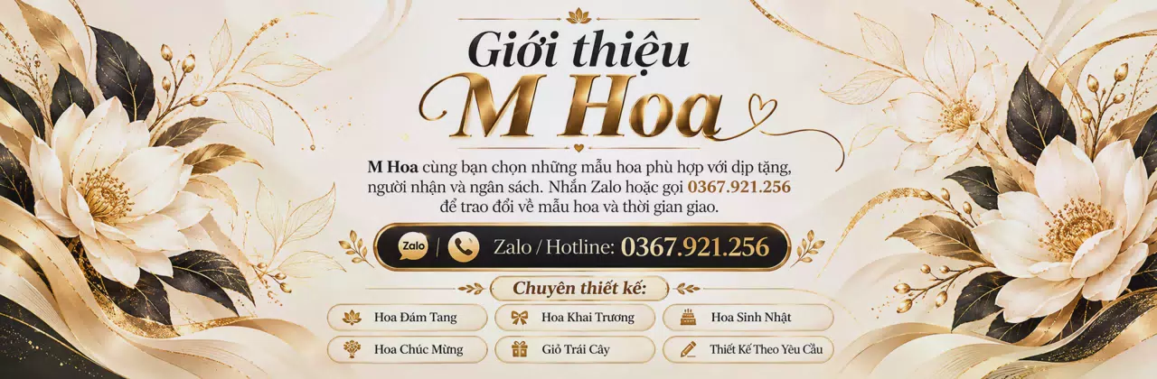 Ảnh bìa Shop hoa tươi Xã Chợ Lách Vĩnh Long - Trao hoa đẹp, gửi điều thân thương